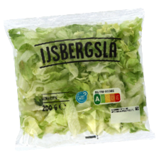 Gesneden ijsbergsla naturel